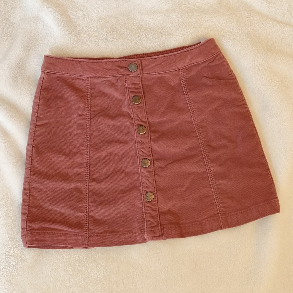Zara kids denim girl collection skirt